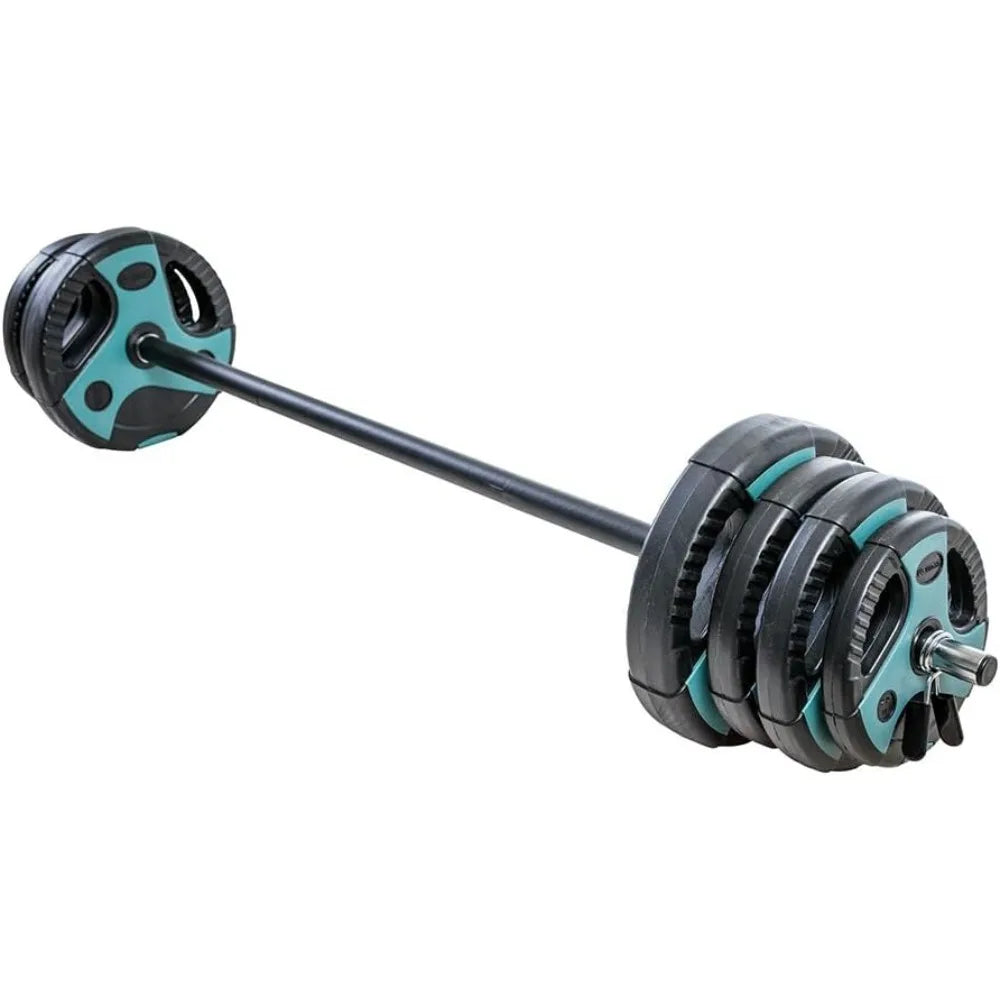 YTYIN Weight Barbell Set For Home Gym With Adjustable Weights