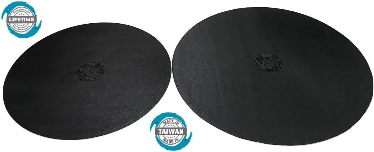 YTYIN Round Yoga Mat Meditation Tai Chi Yin Yang Design