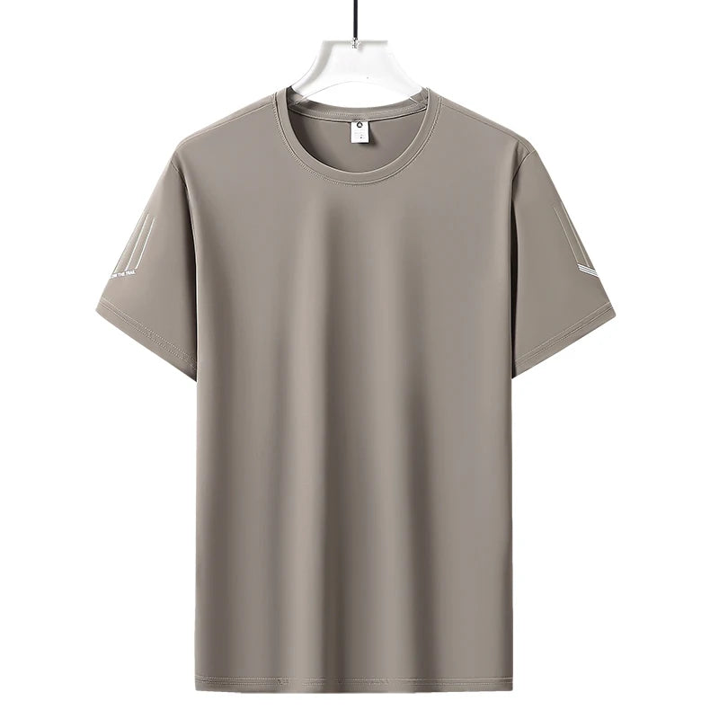 Unisex Quick Dry Ice Silk T Shirt Polyester Breathable Sports Top
