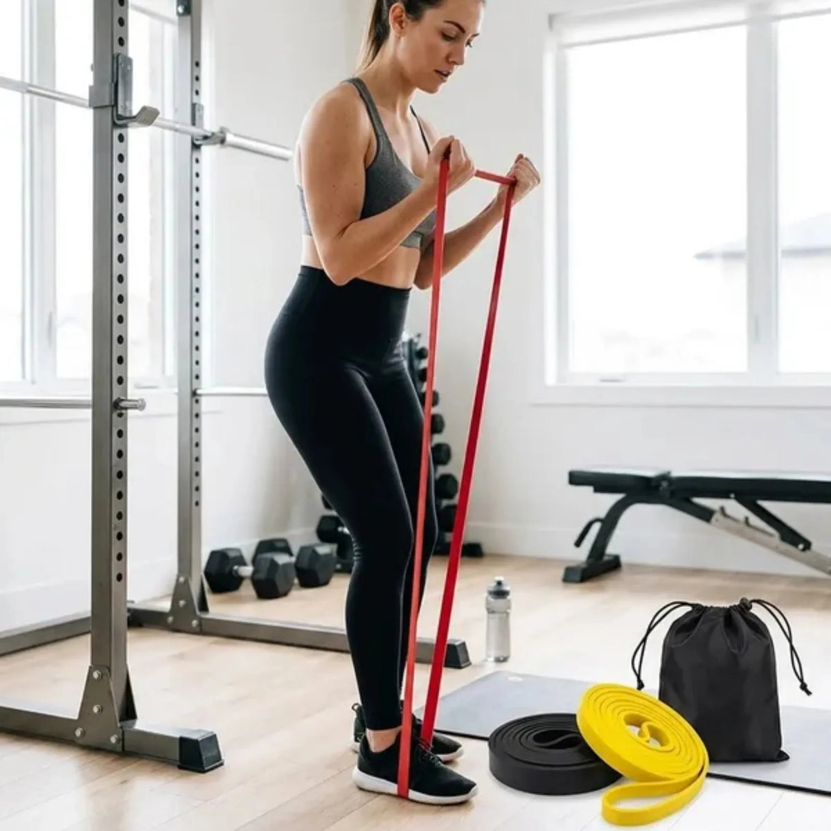 Resistance Loop Bands Set For Yoga Fitness And Strength Training