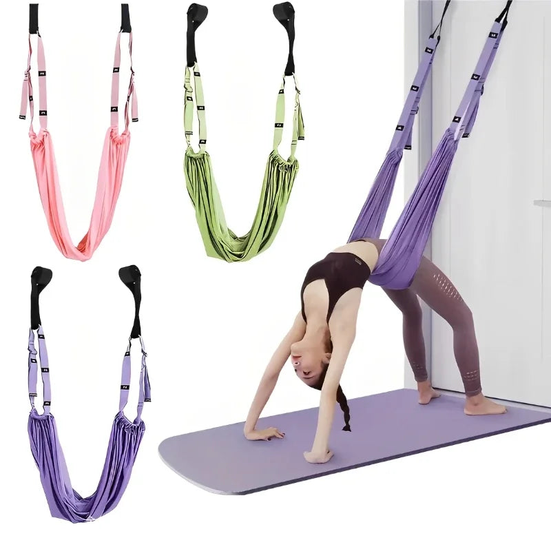 Adjustable Aerial Yoga Strap and Hammock for Leg Splits