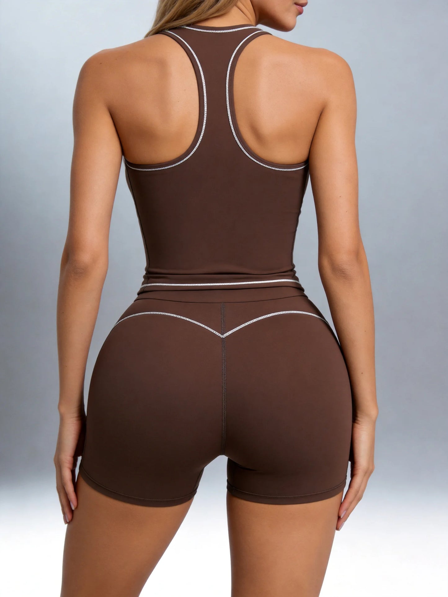 Airila Two-Piece Yoga Set With Removable Pads Four-Way Stretch