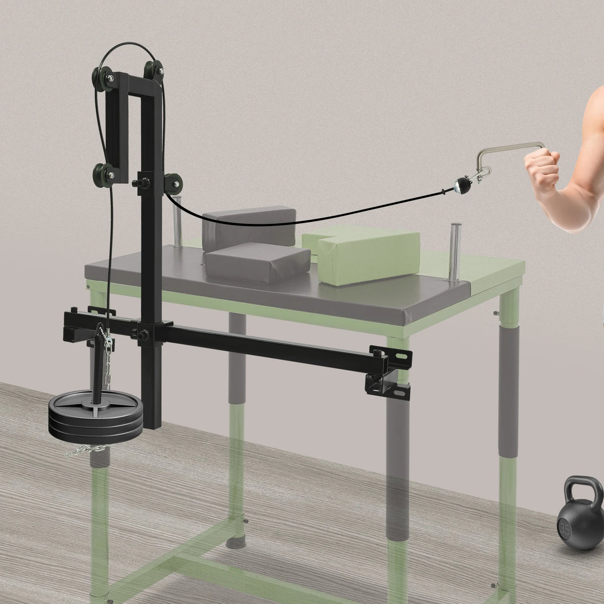 Adjustable Tabletop Arm Wrestling Strength Training Exerciser