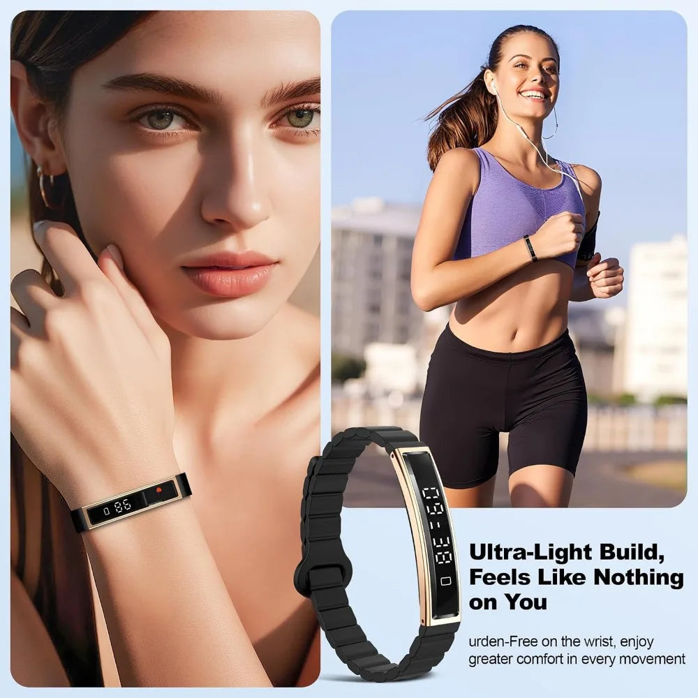 Wearable Fitness Tracker With Sleep And Heart Rate Monitor HRV