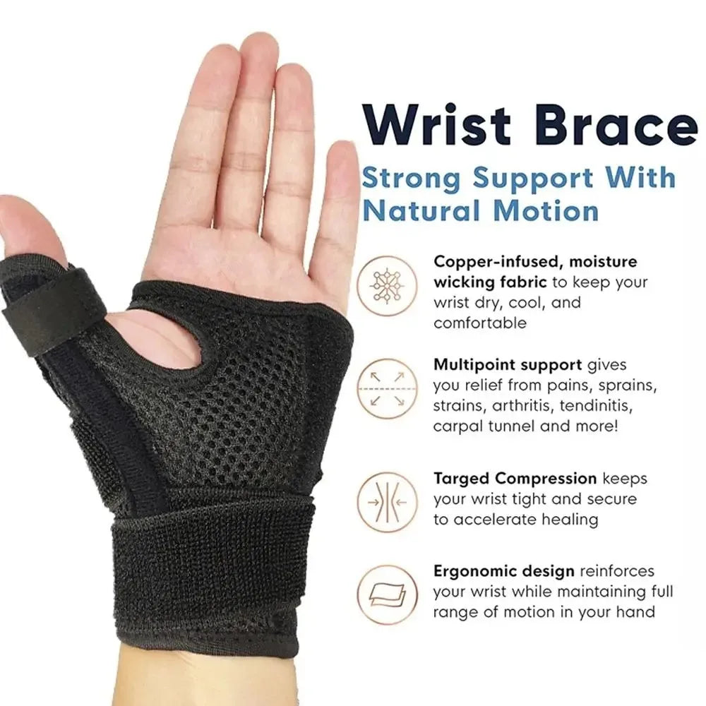 Thumb Splint Support Brace for Arthritis and Carpal Tunnel Breathable