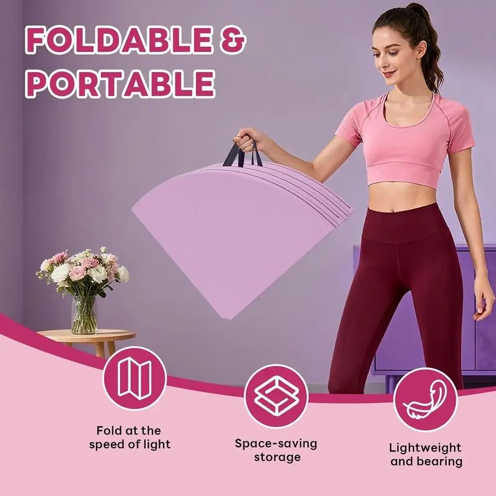 Portable Circular Dance Pole Crash Mat For Exercise And Yoga Safety