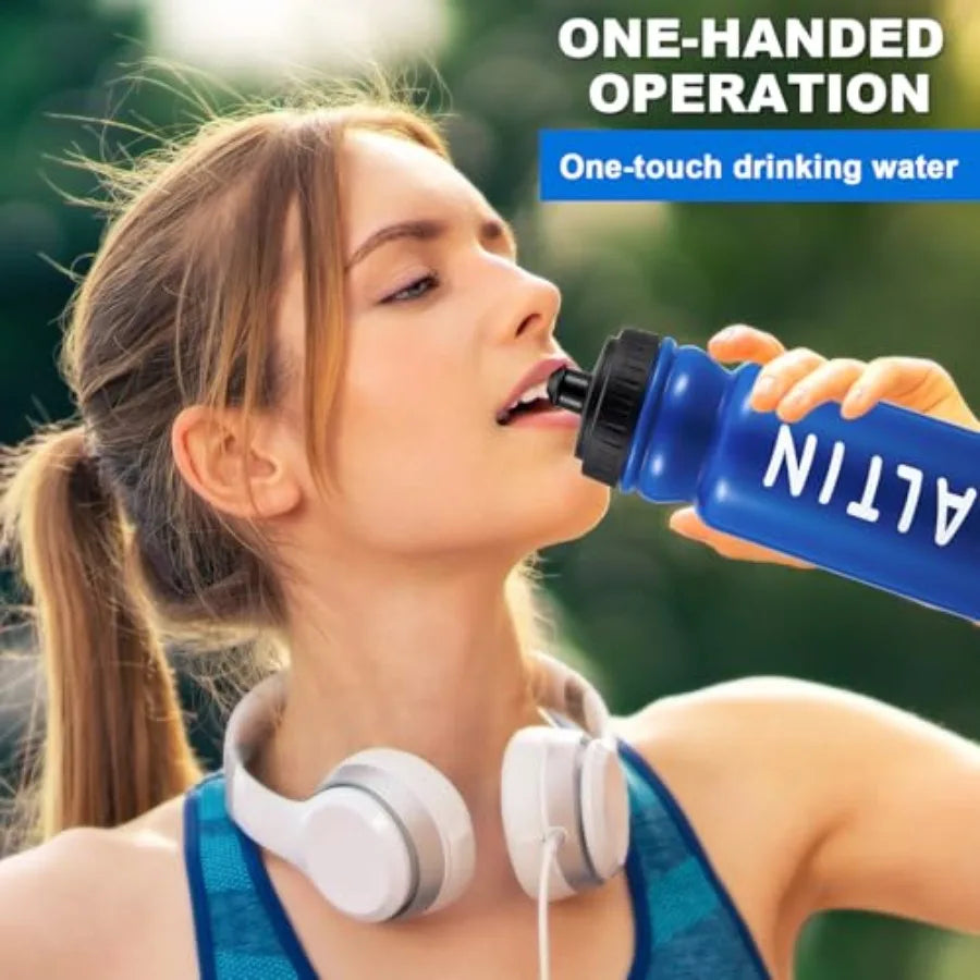 Water Bottle Carrier With Strap And Lid For Sports Use