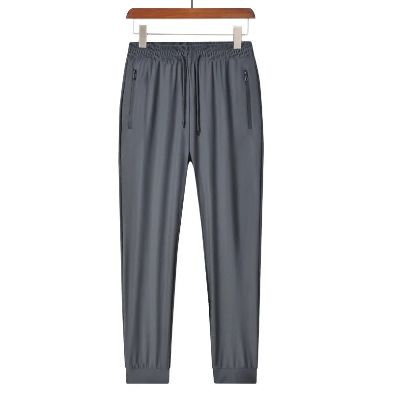 Men's Ice Silk Quick Dry Sweat Absorbing Sports Pants