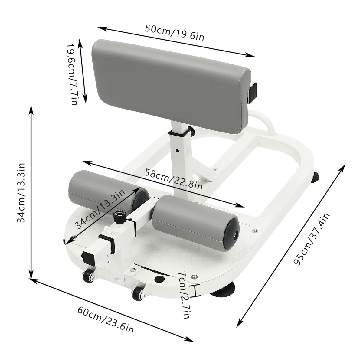 Multi Function Deep Squat Bench For Home Gym Leg Exercises