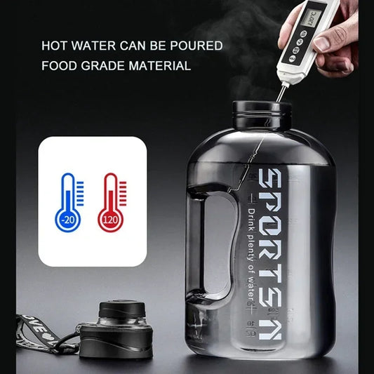 Portable Large Capacity Water Bottle For Fitness Camping And Gym