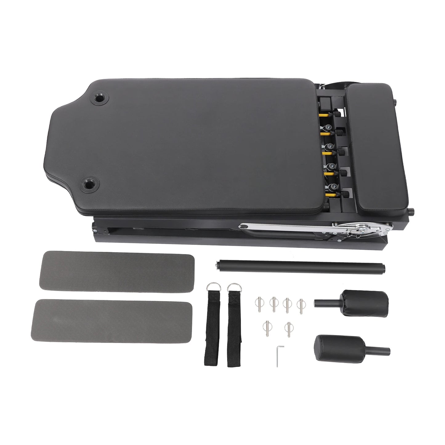 Foldable Pilates Reformer Machine For Home And Studio Use