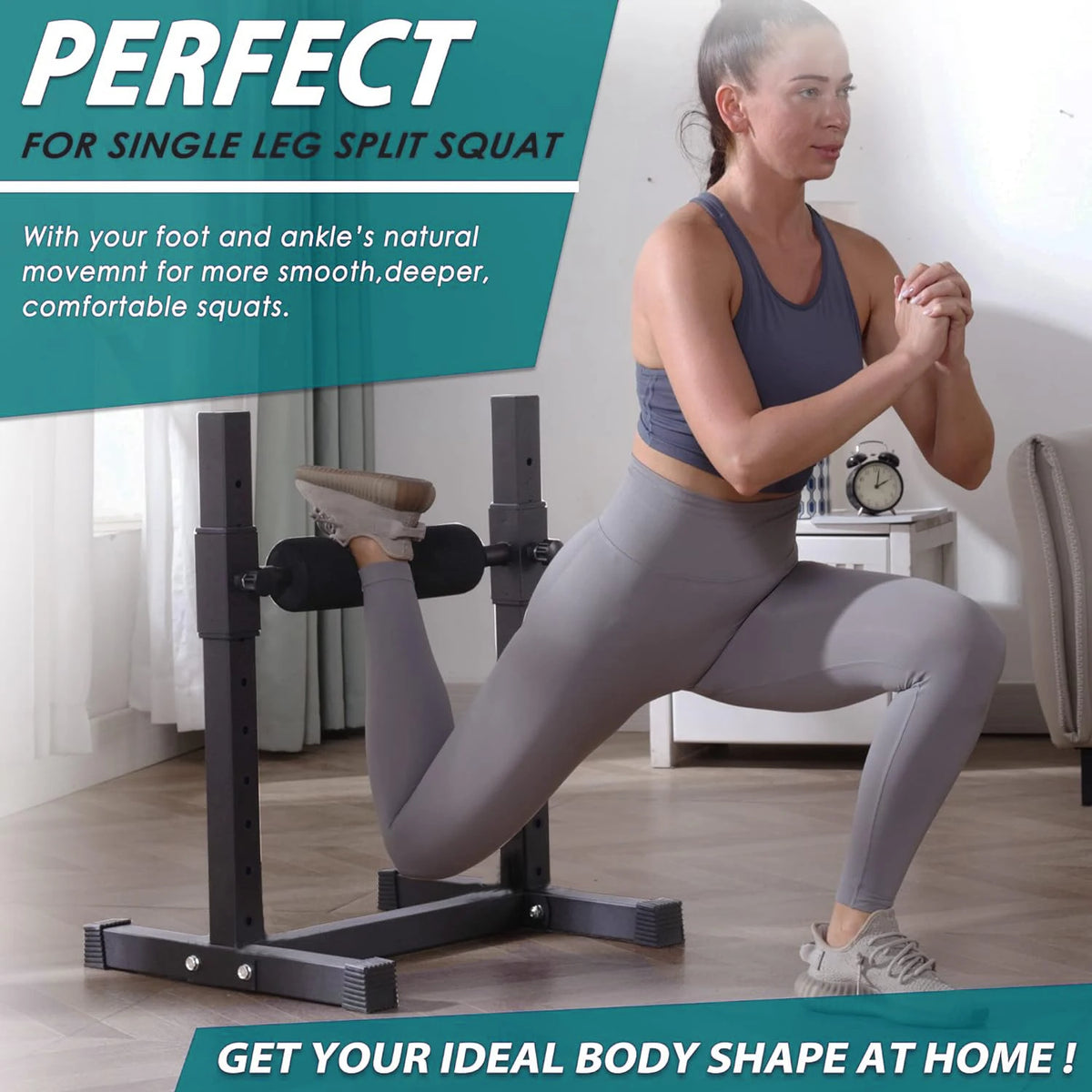 Marsafit Adjustable Single Leg Squat Stand For Bulgarian Split