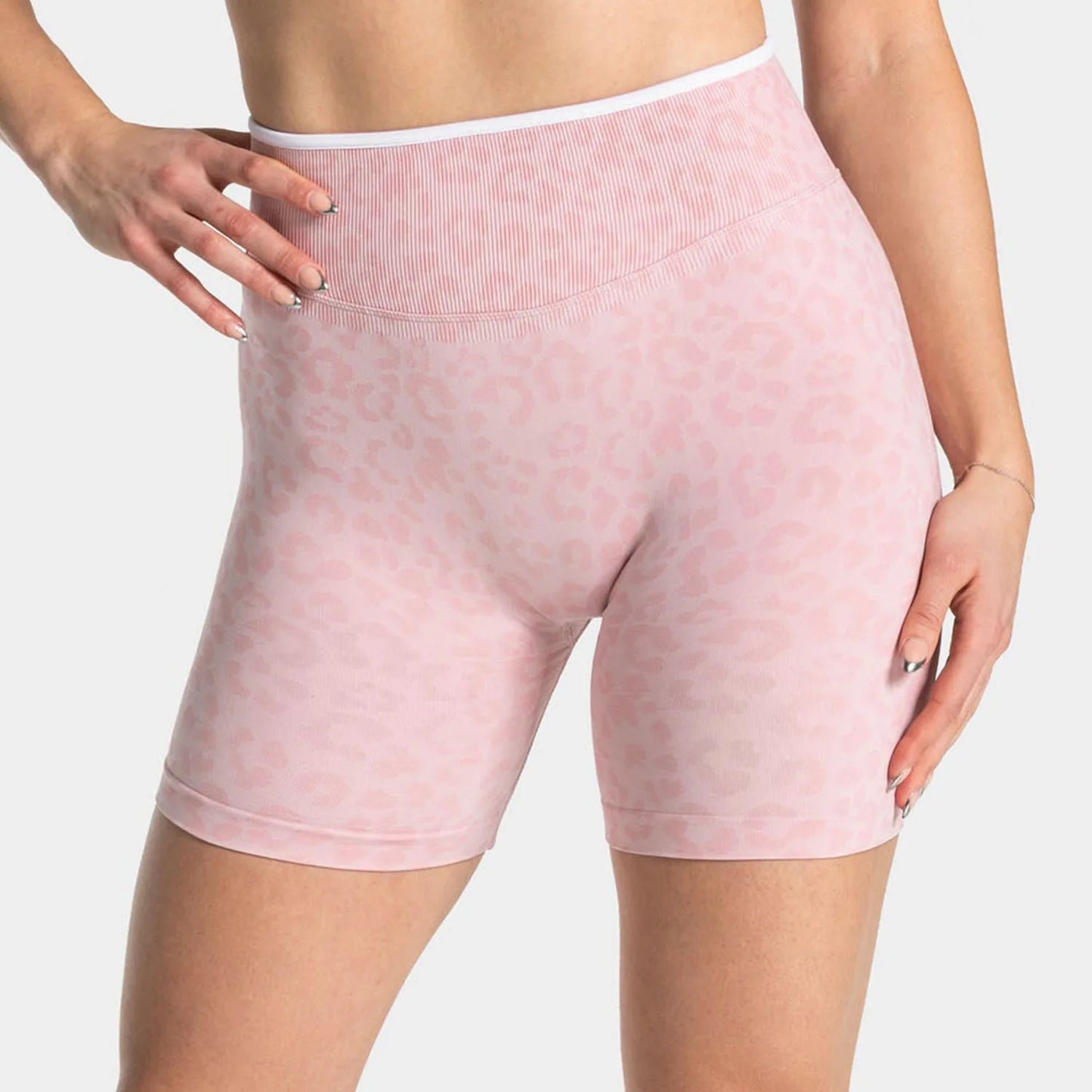 Everwanted Leopard Print Yoga Set Racerback Sports Bra High Waisted Leggings