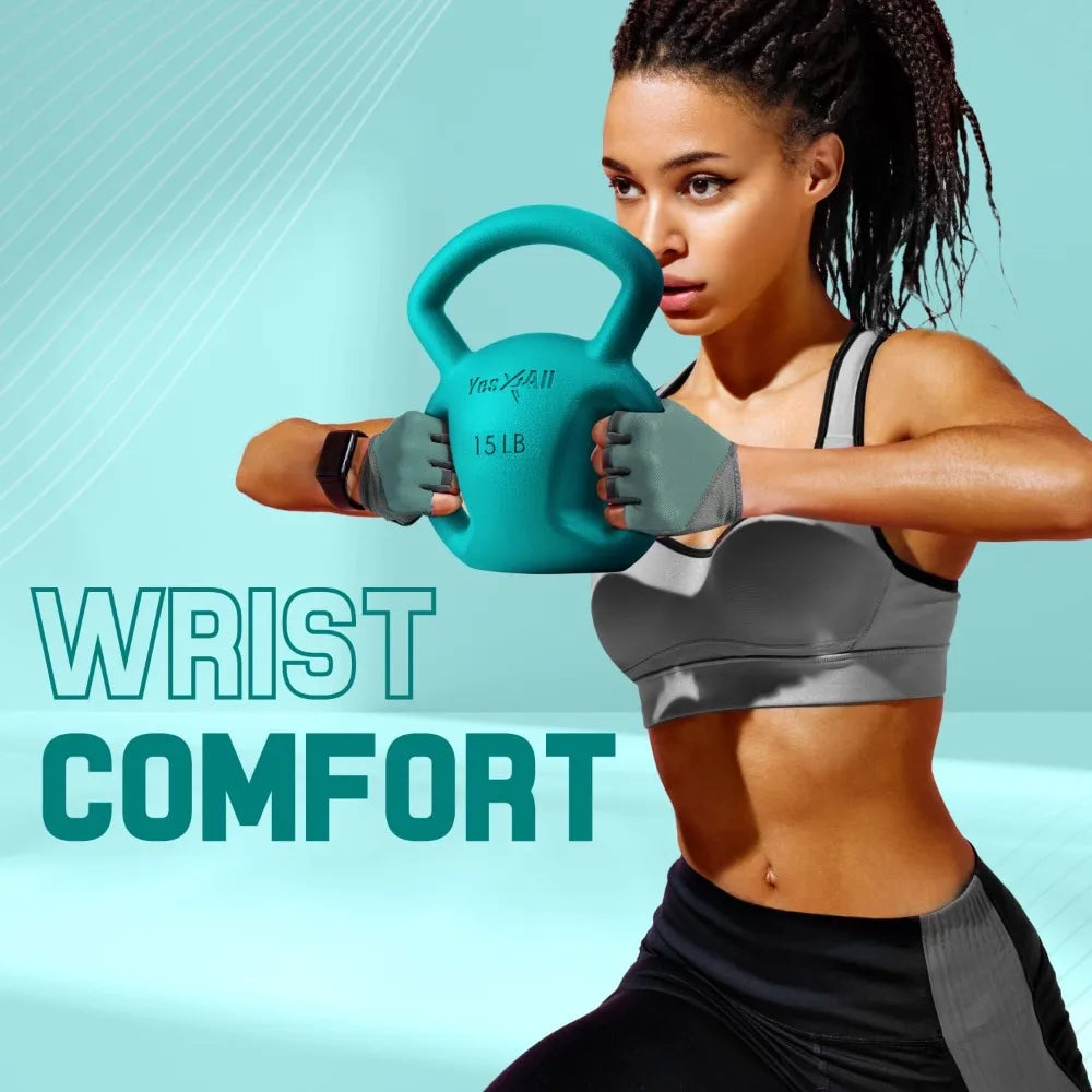 Yes4All Kettlebell For Strength Training With Wide Grip Handle Home Gym