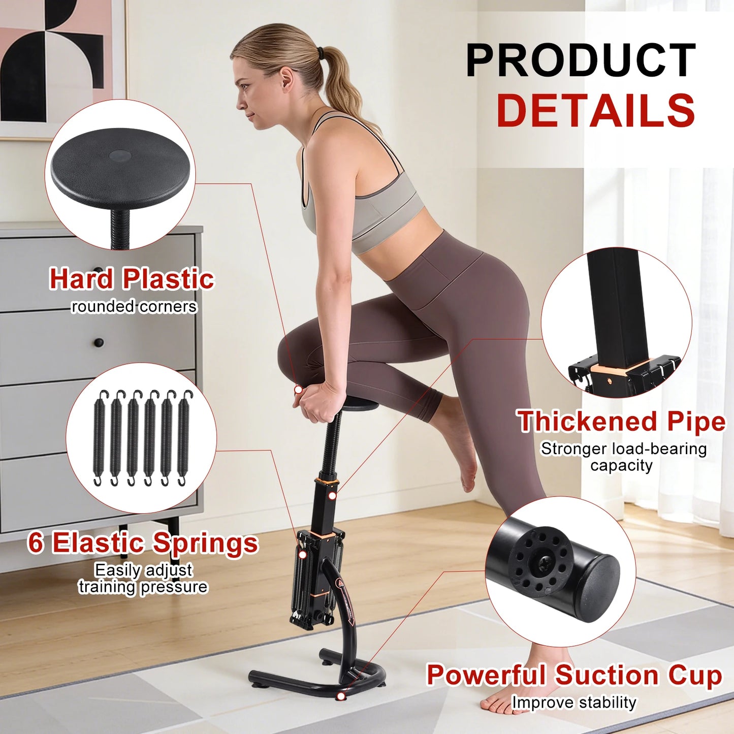 Squat Machine For Home Gym Adjustable Glute And Leg Strengthener