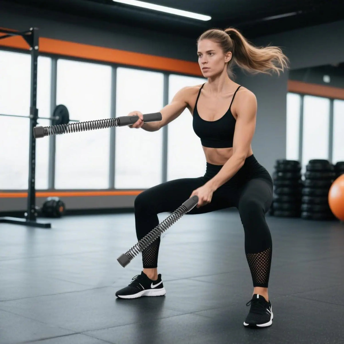 Portable Weighted Cordless Battle Ropes For Home Gym Fitness