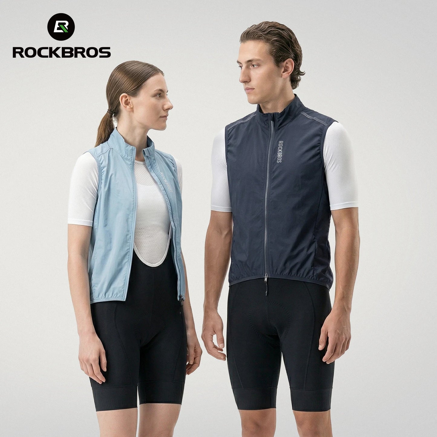 ROCKBROS Summer Cycling Vest Lightweight Breathable Sleeveless Jacket