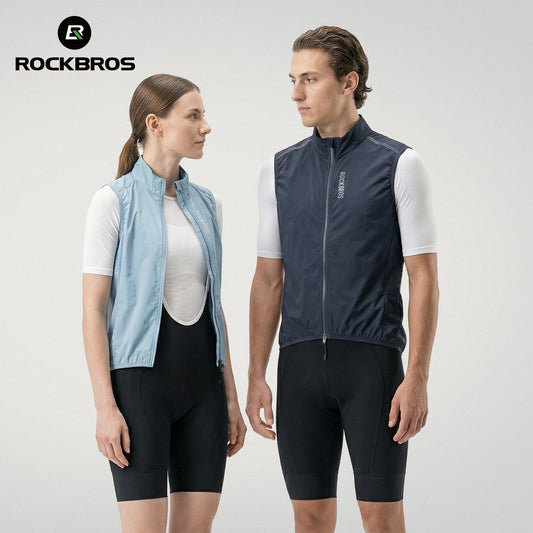 ROCKBROS Summer Cycling Vest Lightweight Breathable Sleeveless Jacket