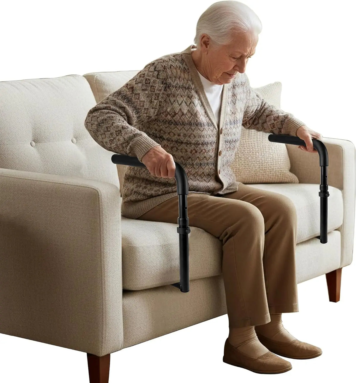 Metal Stand Assist Rail For Couch And Chair Mobility Aid