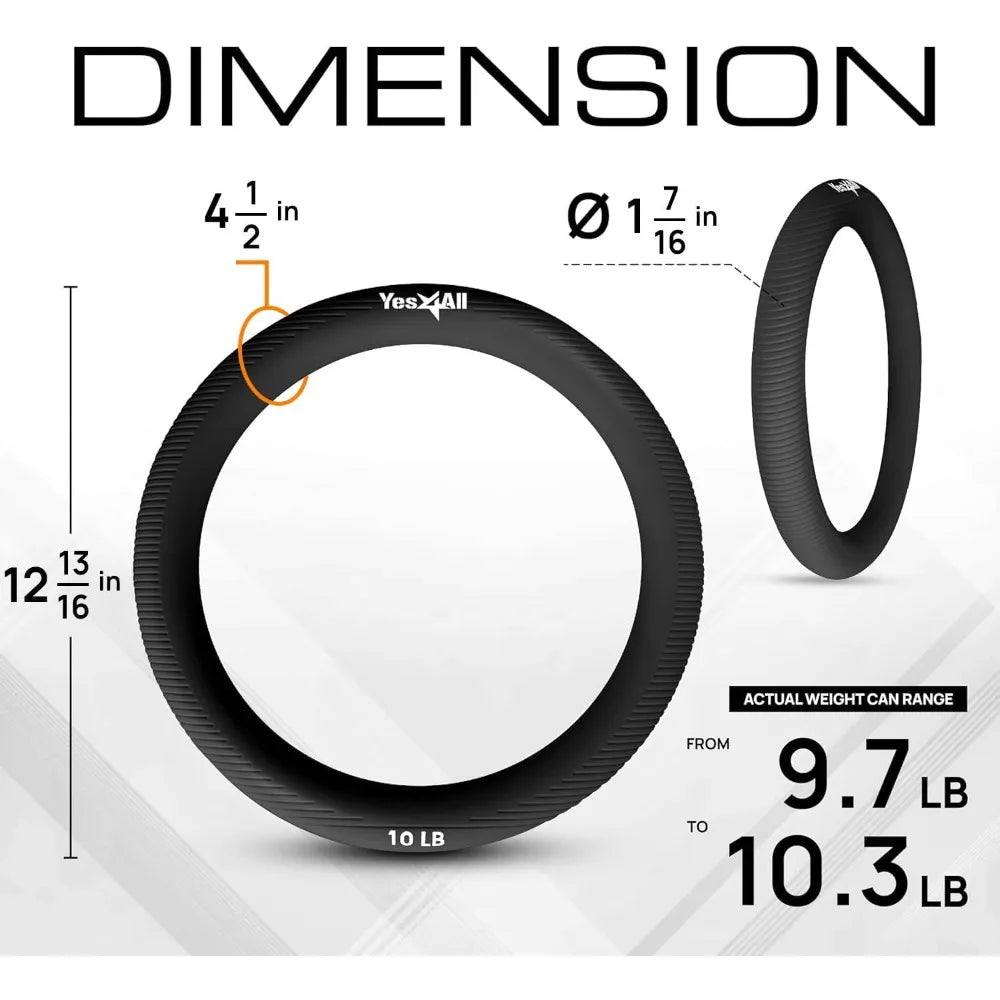 Yes4All Power Ring Weighted Circle For Home Fitness And Exercise