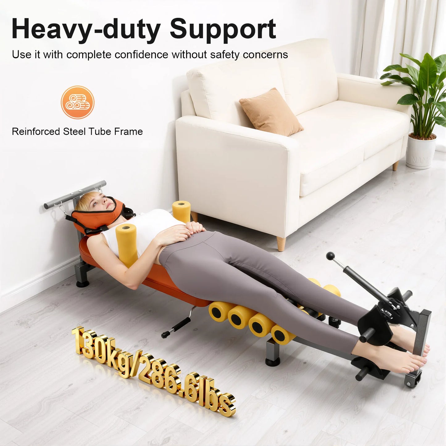 Inversion Table and Training Benches With Neck Stretcher