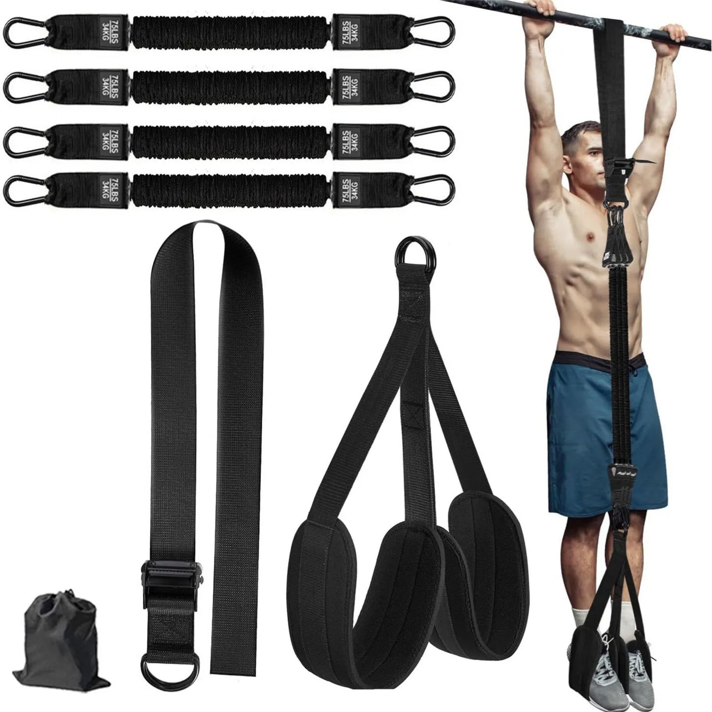 Pull Up Assistance Bands Heavy Duty Resistance Band Strength Training