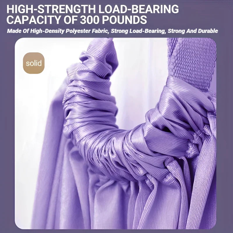 Adjustable Aerial Yoga Strap and Hammock for Leg Splits