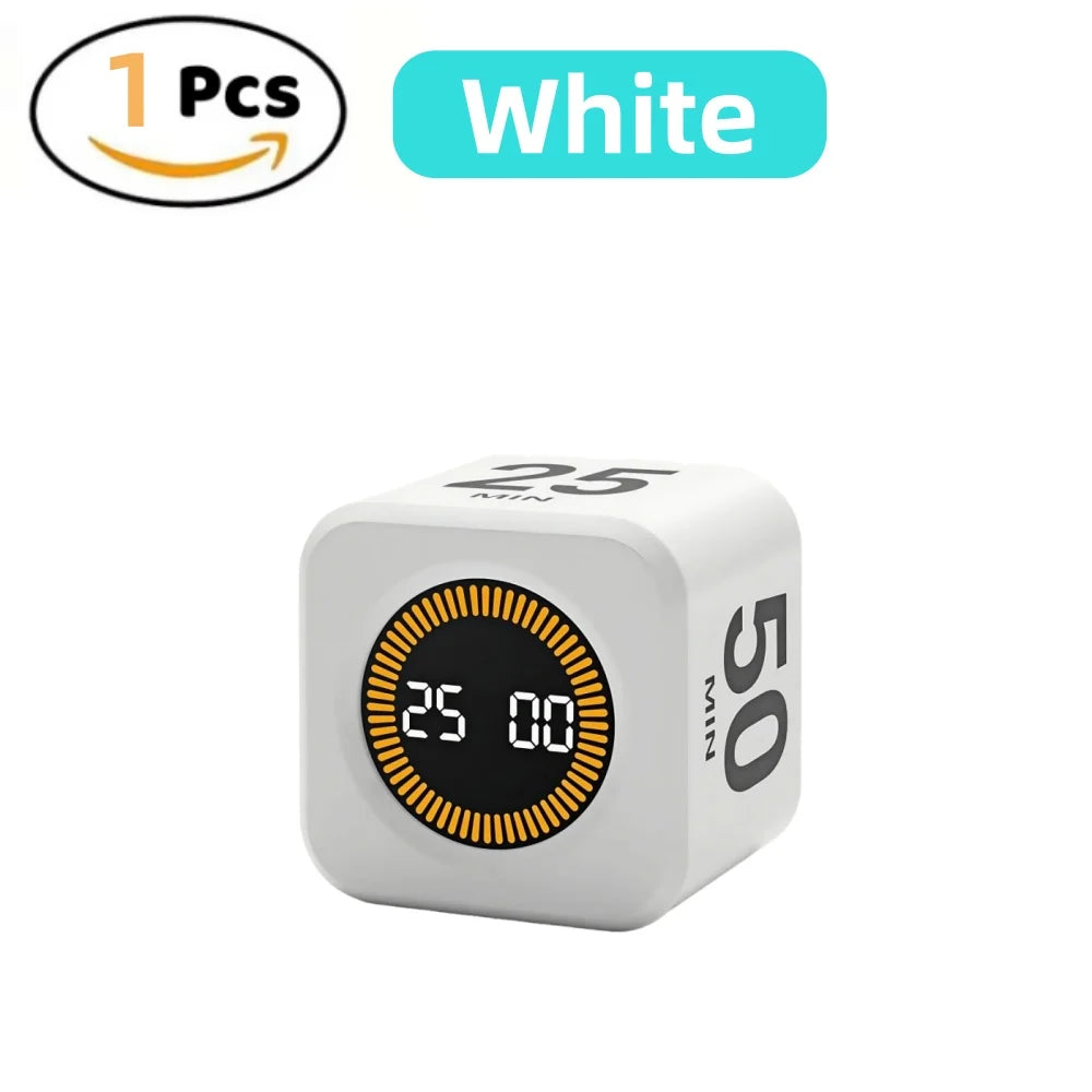 Pomodoro Timer LED Display Silent Eco Friendly Kitchen Timer