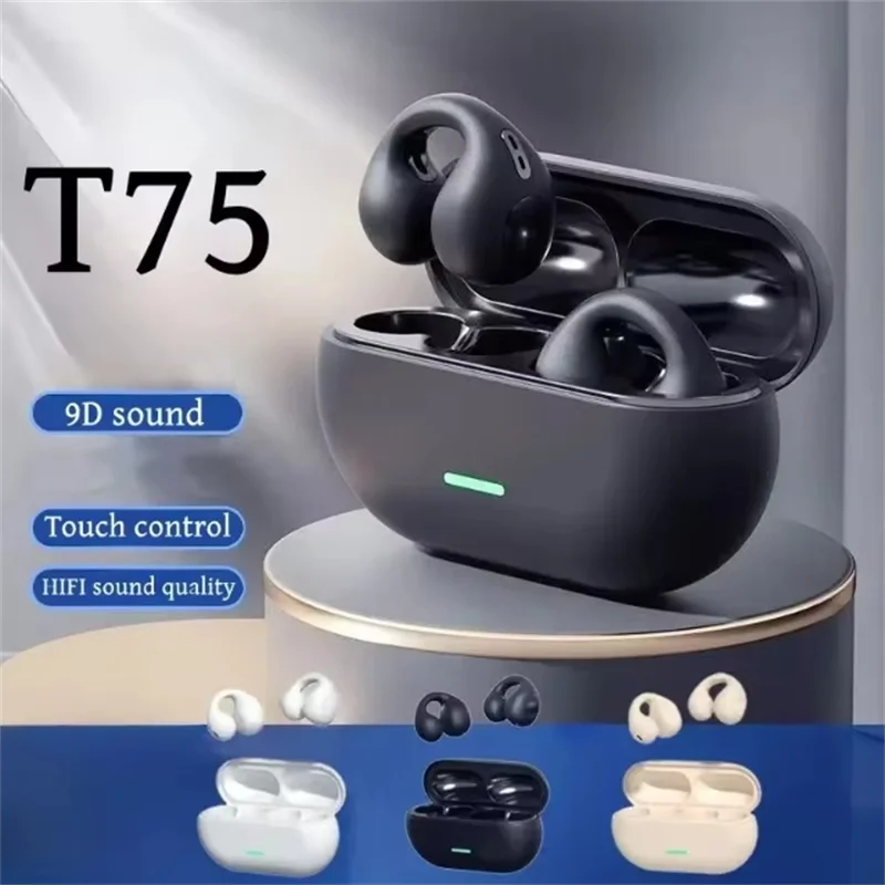 LS T75 Wireless Bluetooth Earphones Active Noise Cancellation Touch Control