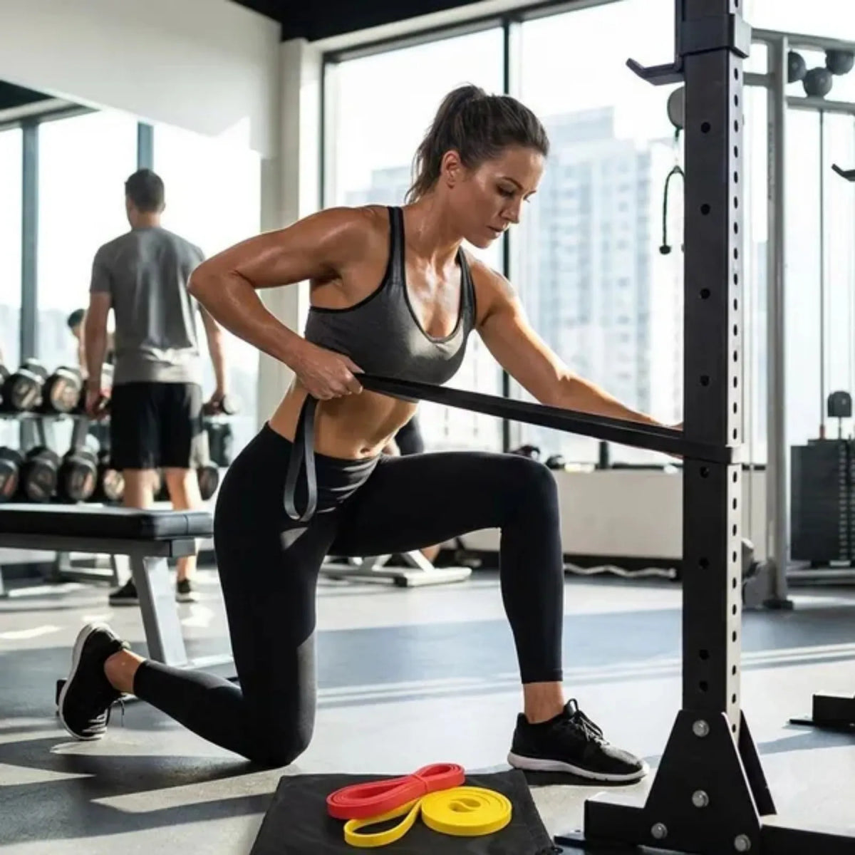 Resistance Loop Bands Set For Yoga Fitness And Strength Training