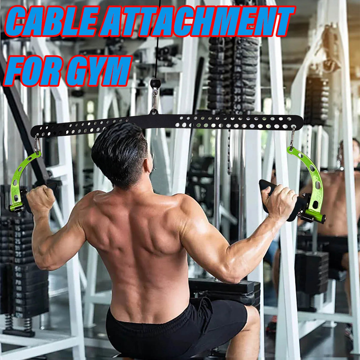 MARSAFIT Multi Grip Lat Pulldown Bar For Home Gym Training