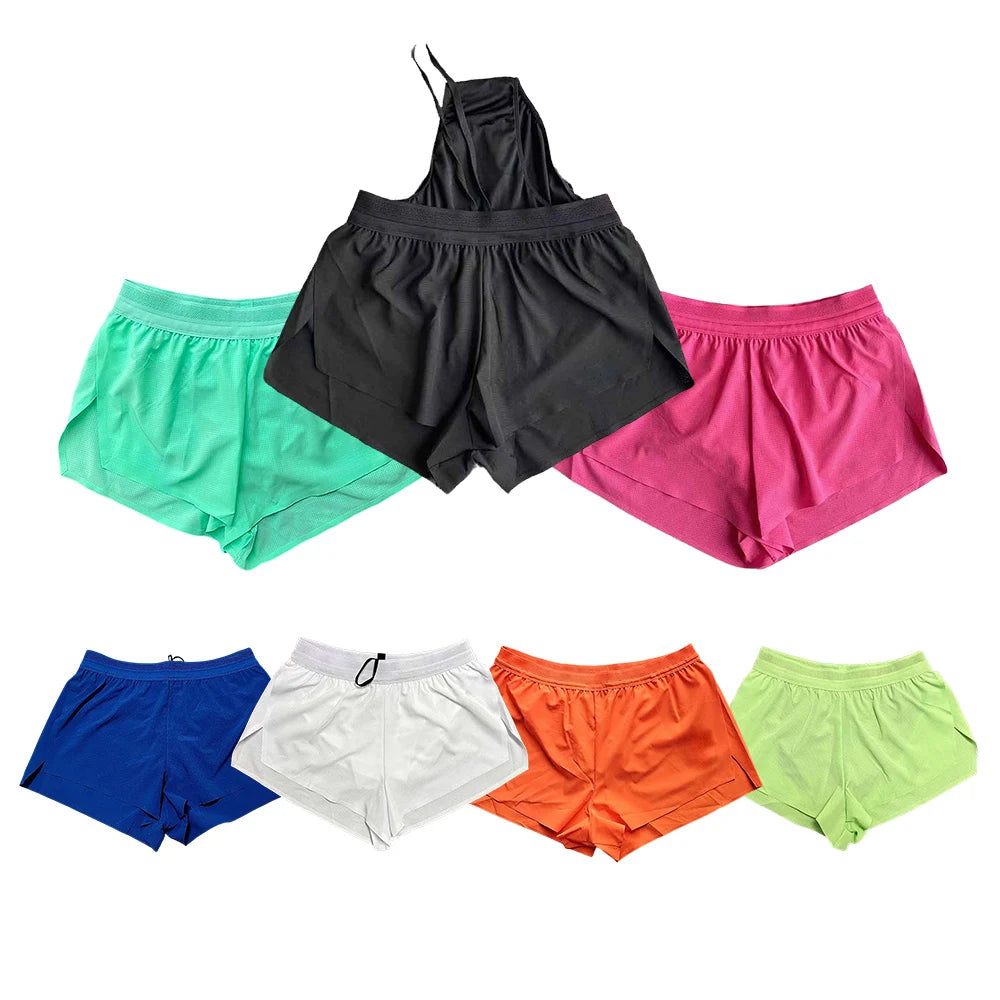 Men Quick Dry Running Shorts For Jogging Training And Marathon