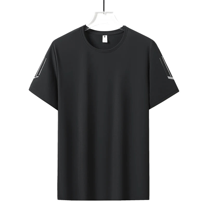Unisex Quick Dry Ice Silk T Shirt Polyester Breathable Sports Top