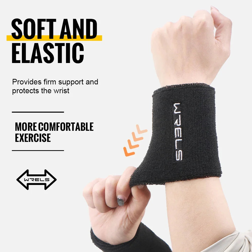Terry Cloth Wristbands Moisture Wicking For Tennis Gym