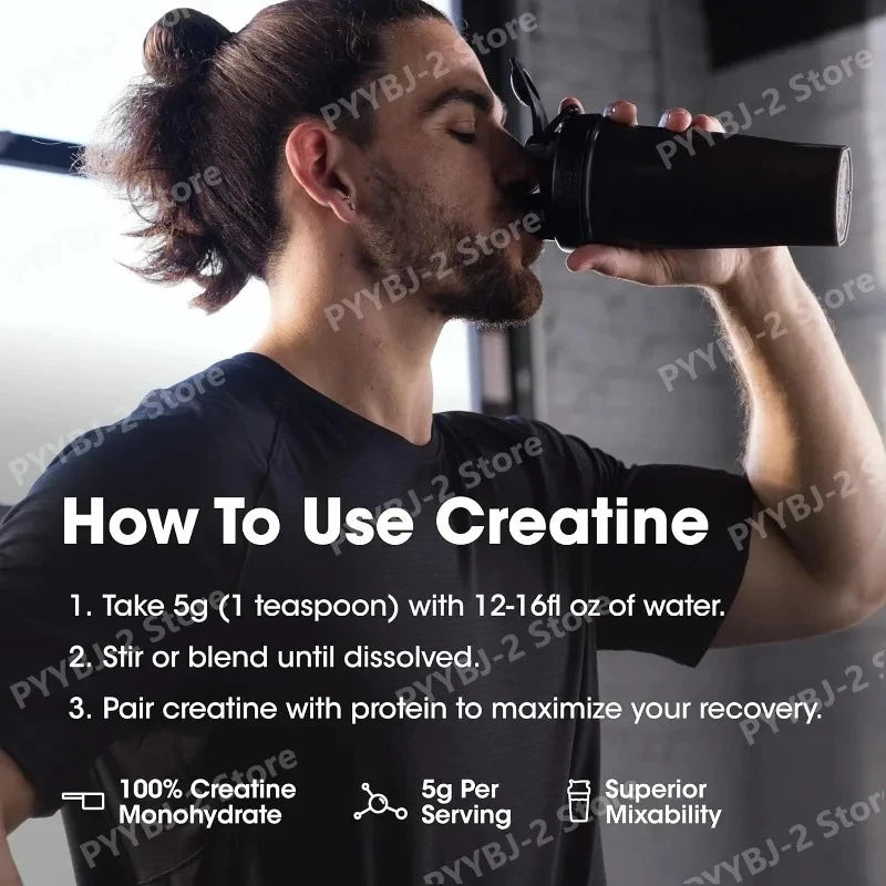 Charge Creatine Monohydrate Powder For Muscle Strength And Performance