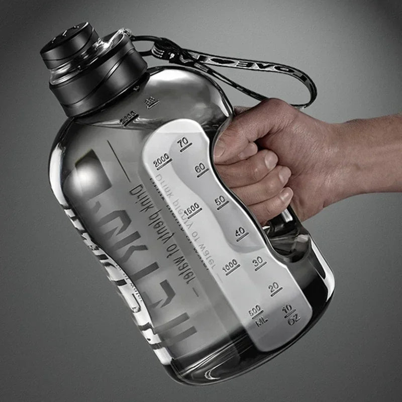 Portable Large Capacity Water Bottle For Fitness Camping And Gym