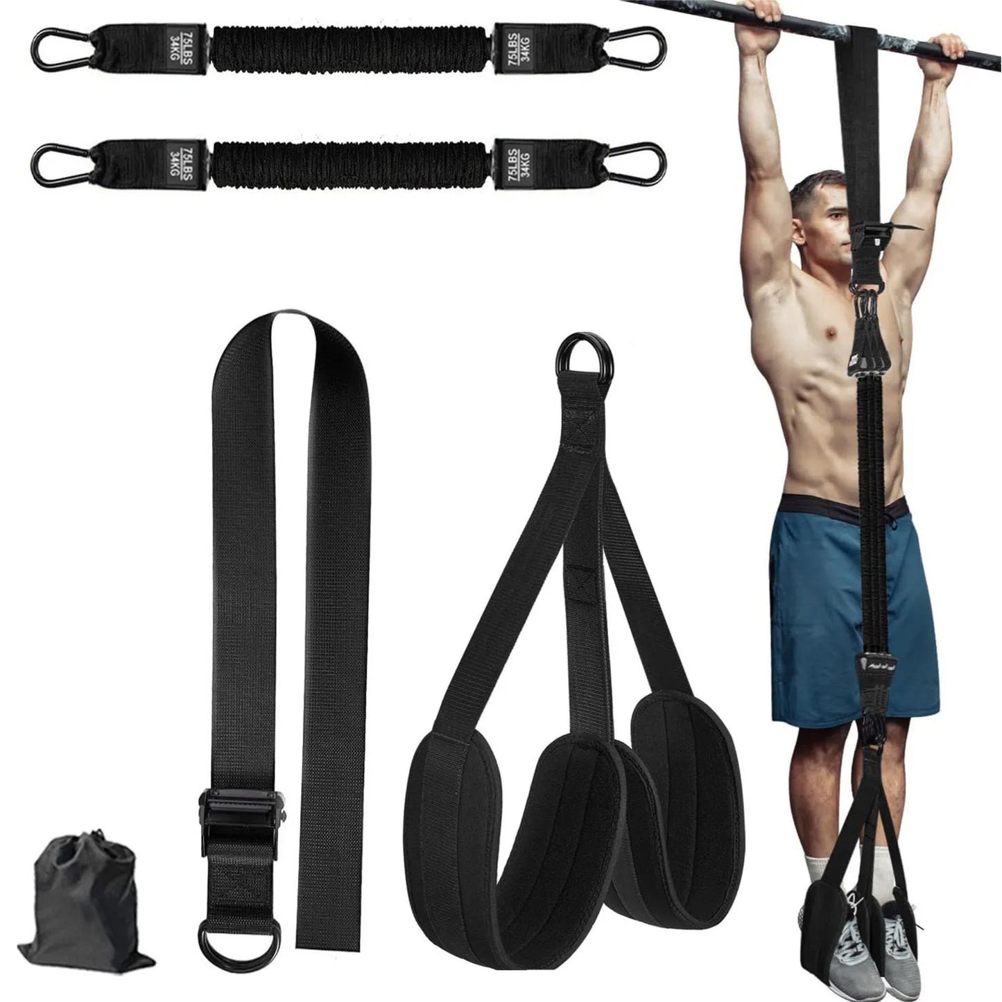 Pull Up Assistance Bands Heavy Duty Resistance Band Strength Training