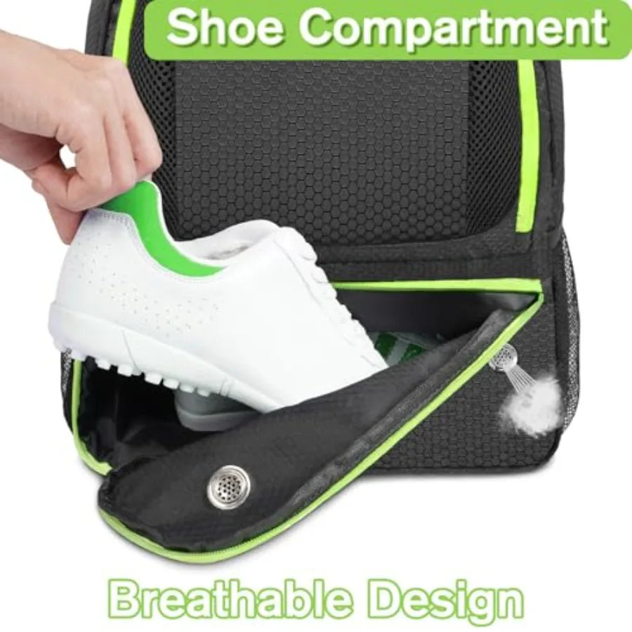 Soccer Backpack, with Ball Holder, Water resistant Sport Equipment Bags Fit Basketball Volleyball Football
