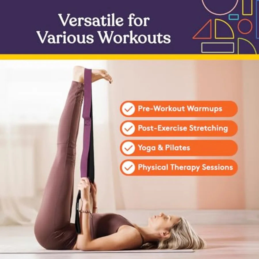 Yoga Strap For Stretching And Flexibility Training