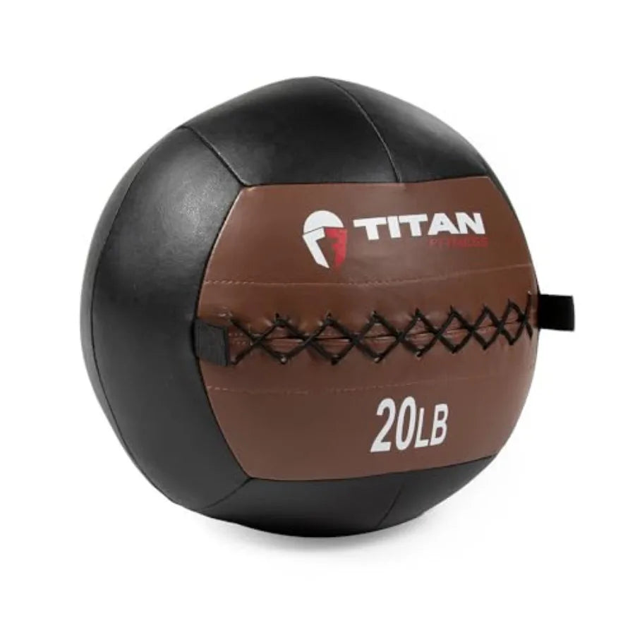 Durable Leather Wall Ball For Medicine Ball Strength Training