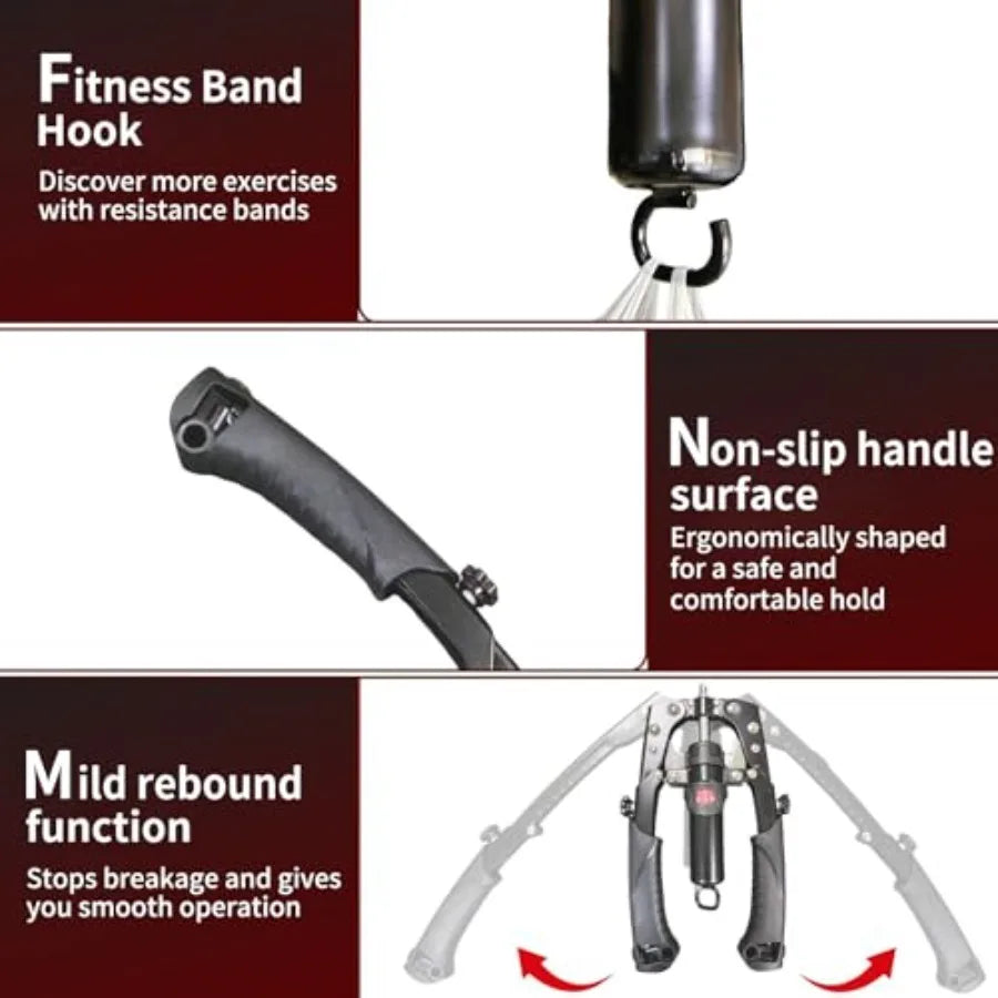 3-In-1 Twister Arm Trainer With Ab Roller Wheel Hydraulic Resistance