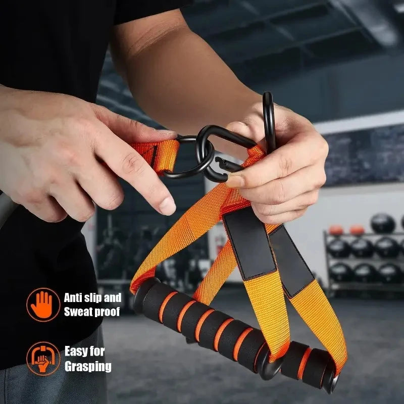 Premium Resistance Strap With Handle For Strength Training