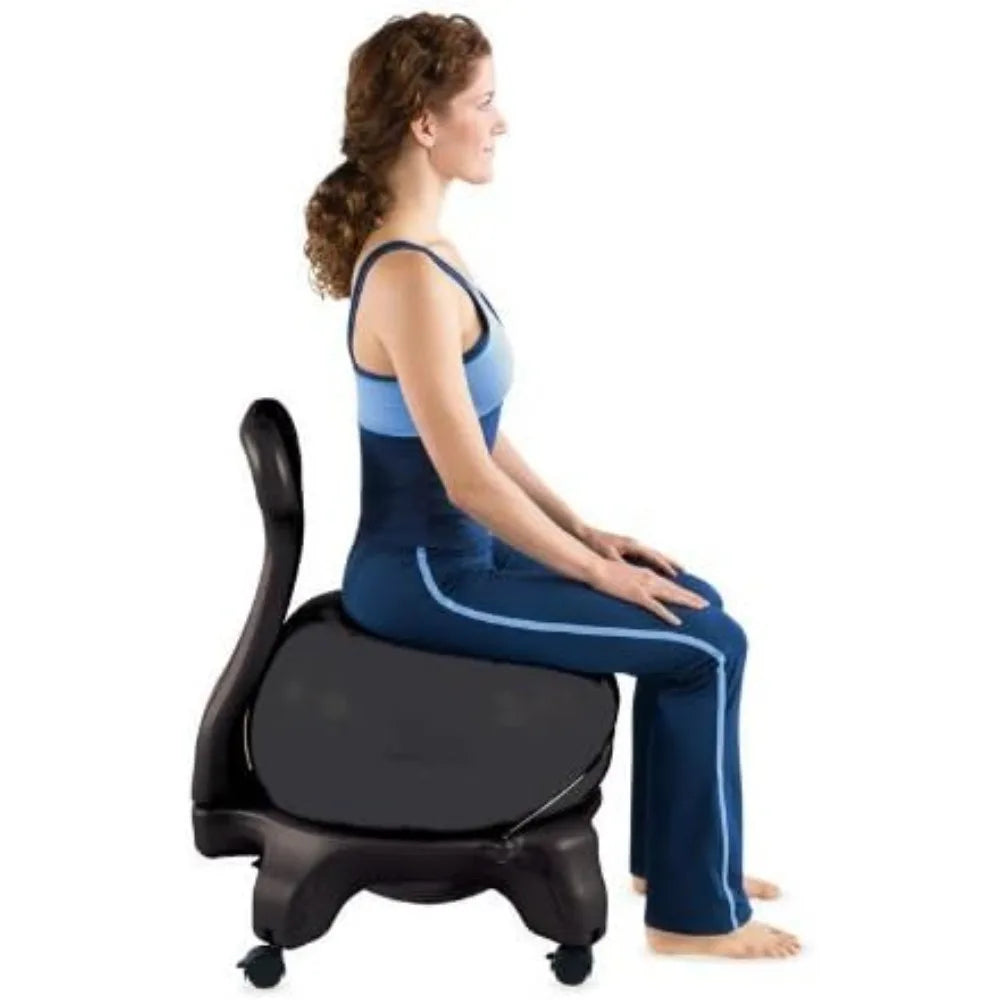 Gaiam Balance Ball Chair Classic Yoga Ball Chair Ergonomic Desk
