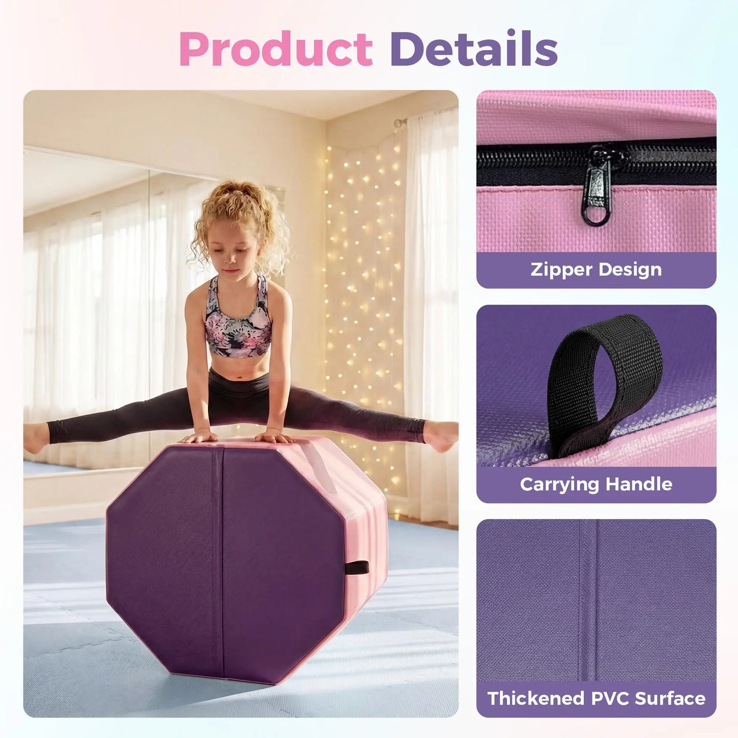 Skill Shape Backbend Somersault Trainer Mat for Home Gymnastics Training