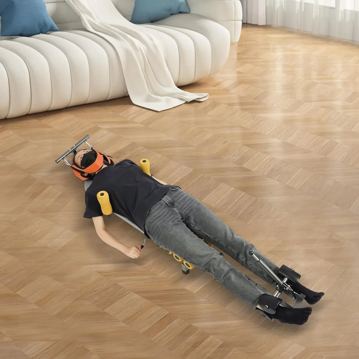 Massage Back Stretcher Traction Table For Cervical And Lumbar Relief