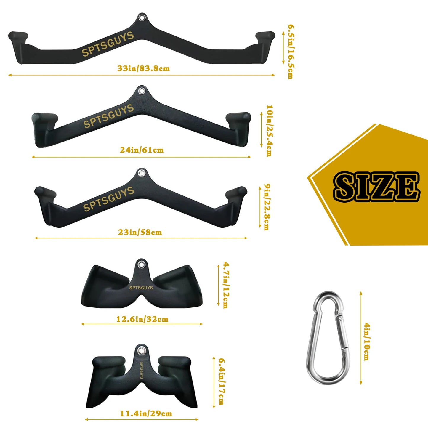 MARSAFIT Lat Pulldown Bar For Home Gym Cable Pulley System