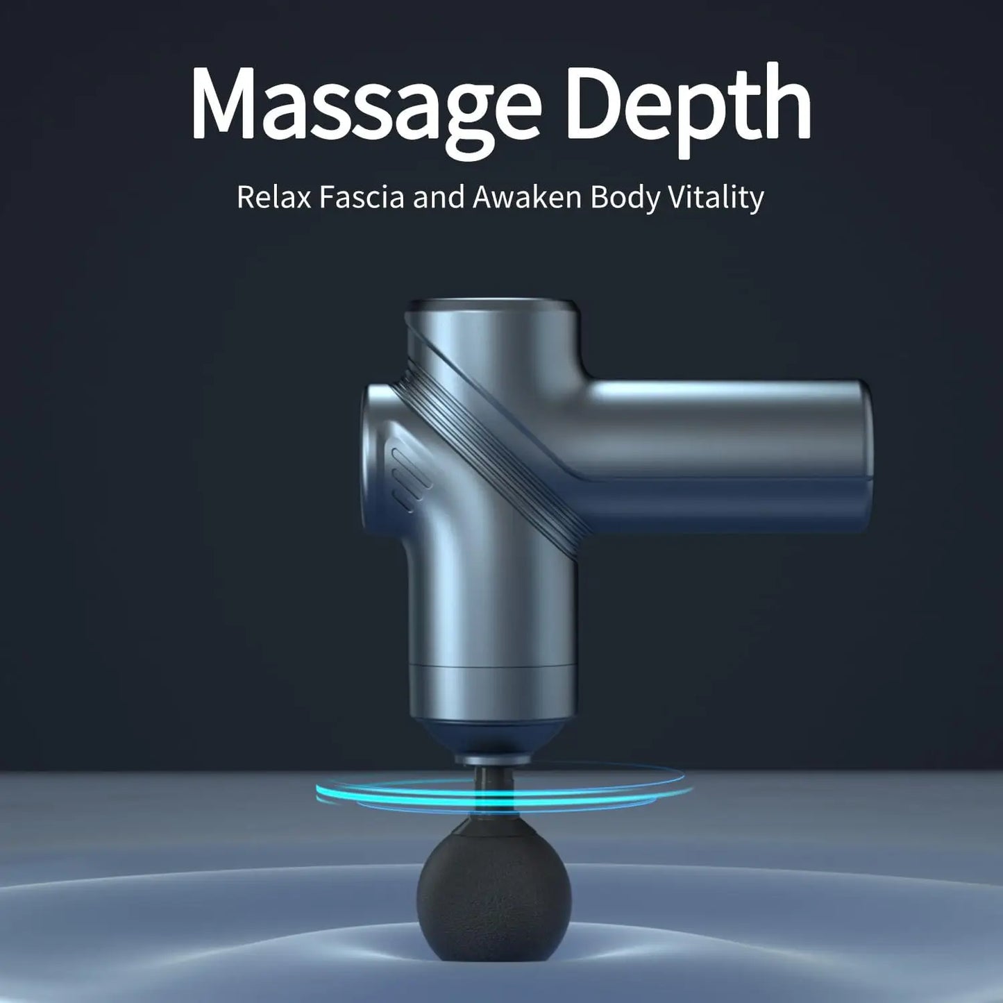 LEERCON Mini Muscle Massage Gun Deep Tissue With Four Heads