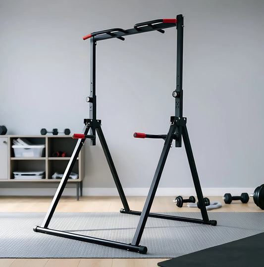 Foldable Adjustable Pull Up Bar 200kg Home Gym Multi Function