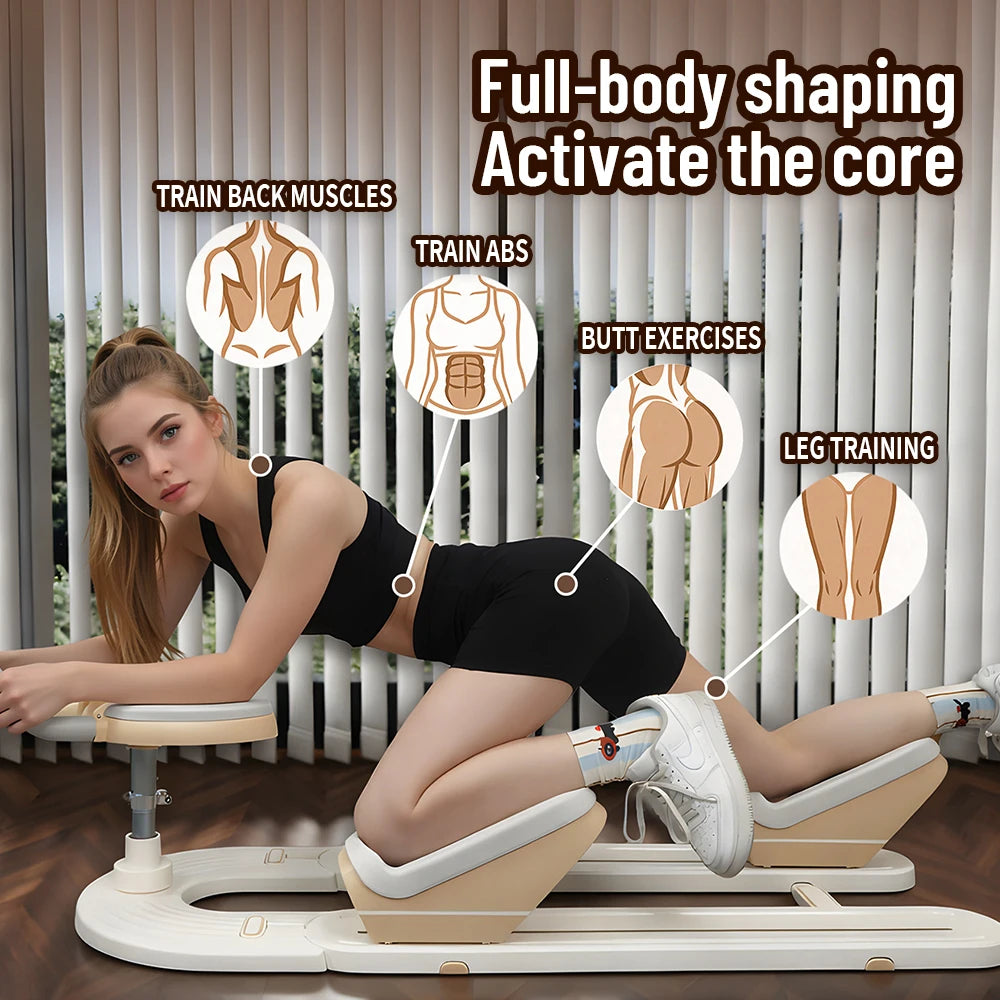 Spine Twist And Stretch Trainer For Low Impact Core Toning