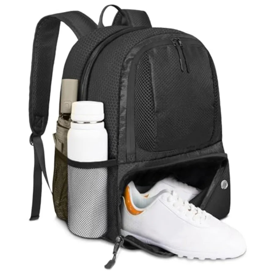 Soccer Backpack, with Ball Holder, Water resistant Sport Equipment Bags Fit Basketball Volleyball Football